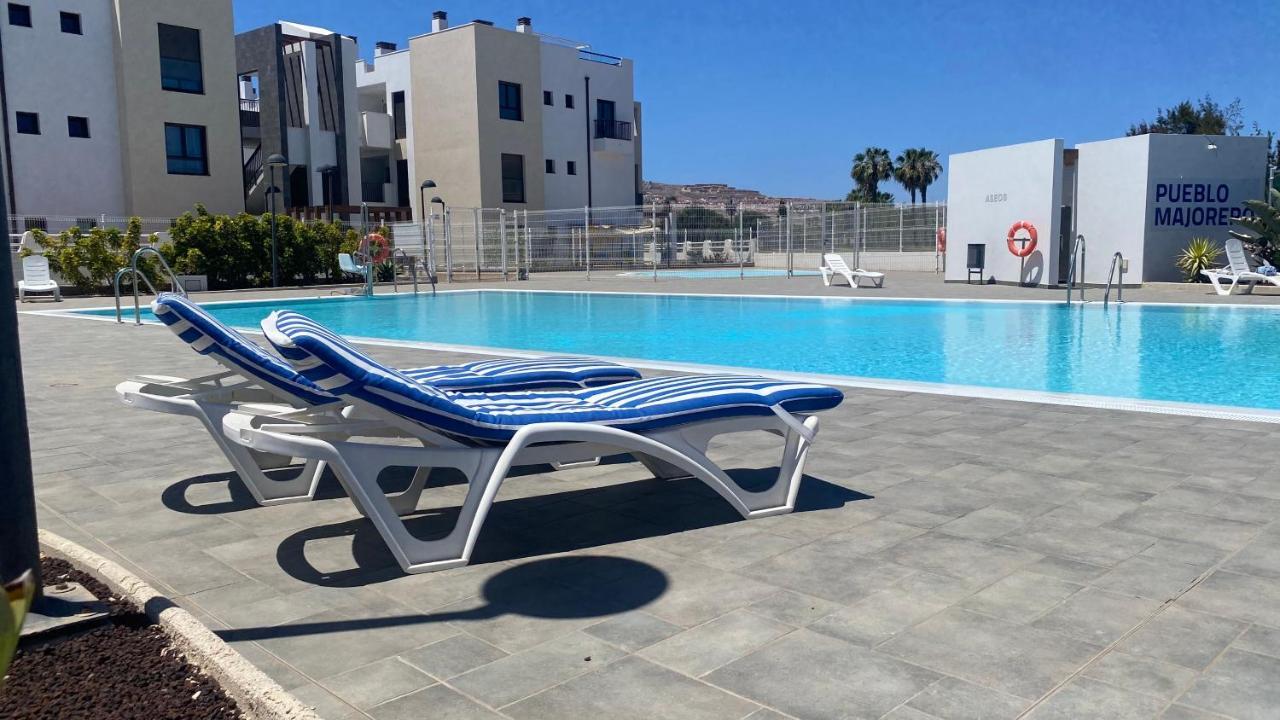 Sunny Luxury Apartment With Two Great Sunny - Level Terraces, Two Swimming Pools, In A New Complex Pueblo Majorero, Close To Fuerteventura Golf Club, Next To The Beach , Atlantico Shopping Mall And Casino In Caleta De Fuste Eksteriør billede